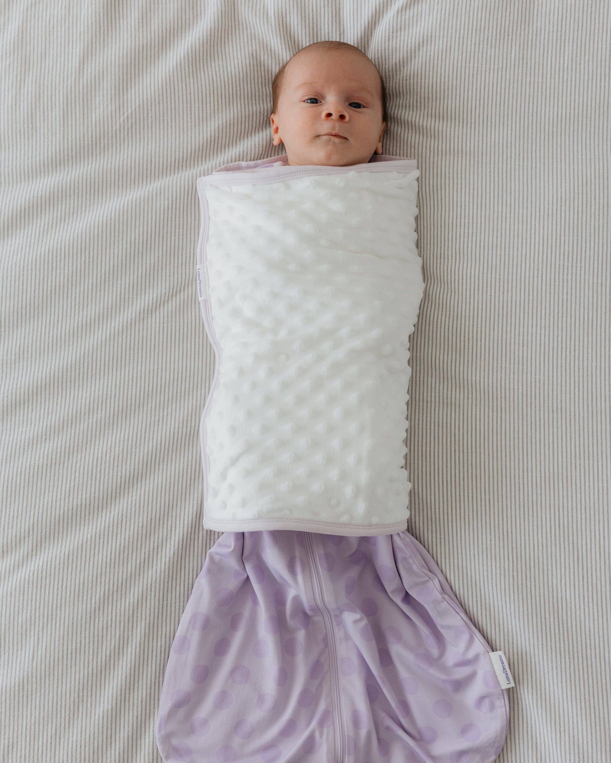 The Nestling Set with Soft Fleece Swaddle Wrap