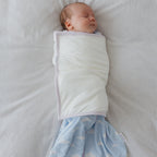 The Nestling Set- Premium Sleep Bag and Bamboo Swaddle Wrap