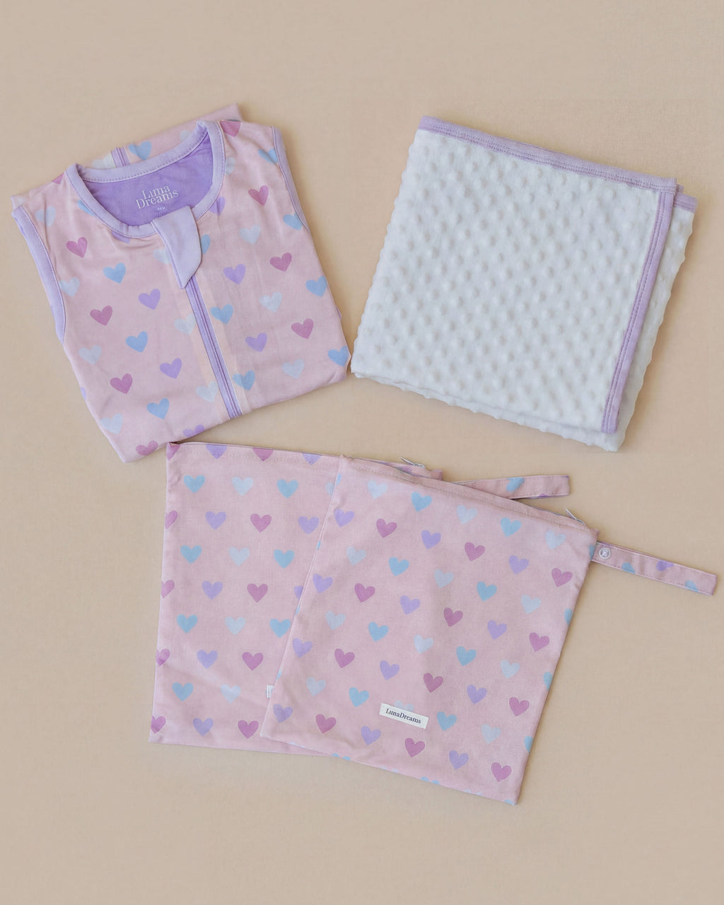 The Nestling Set with Soft Fleece Swaddle Wrap